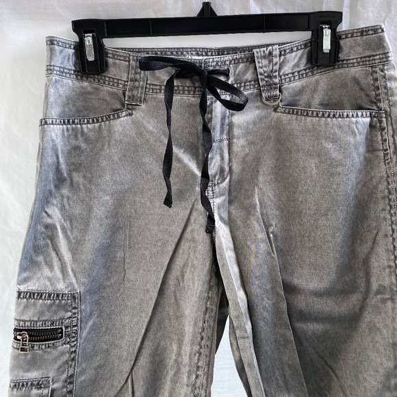 Express Satin Cargo Pants Women's Size: 4 - Picture 4 of 12